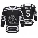 Maglia Hockey Bambino Chicago Blackhawks Connor Murphy Premier Alternato Nero