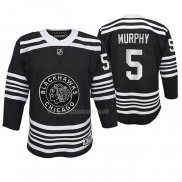 Maglia Hockey Bambino Chicago Blackhawks Connor Murphy Premier Alternato Nero