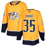 Maglia Hockey Bambino Nashville Predators Pekka Rinne Home Autentico Giallo
