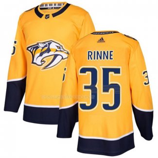 Maglia Hockey Bambino Nashville Predators Pekka Rinne Home Autentico Giallo