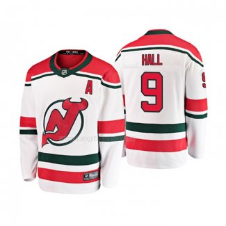 Maglia Hockey Bambino New Jersey Devils Taylor Hall Alternato Breakaway Bianco