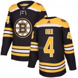 Maglia Hockey Boston Bruins Bobby Orr Home Autentico Stitched Nero