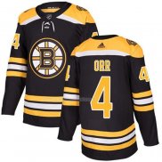 Maglia Hockey Boston Bruins Bobby Orr Home Autentico Stitched Nero