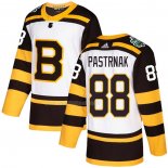 Maglia Hockey Boston Bruins David Pastrnak Autentico 2019 Winter Classic Bianco