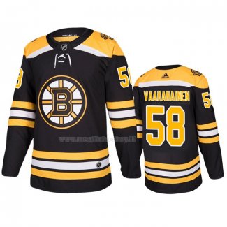Maglia Hockey Boston Bruins Urho Vaakanainen Home Nero