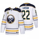 Maglia Hockey Buffalo Sabres Johan Larsson 2018 New Season Team Road Bianco