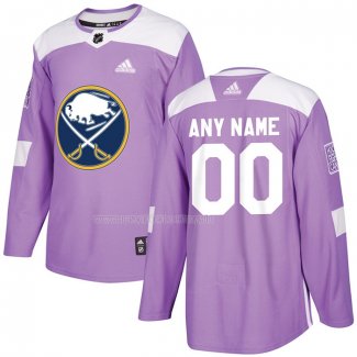 Maglia Hockey Buffalo Sabres Personalizzate Viola