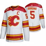 Maglia Hockey Calgary Flames Mark Giordano 2019 Heritage Classic Autentico Bianco