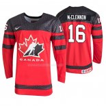 Maglia Hockey Canada Connor Mcclennon 2019 Hlinka Gretzky Cup Rosso