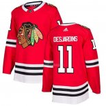 Maglia Hockey Chicago Blackhawks Andrew Desjardins Home Autentico Rosso