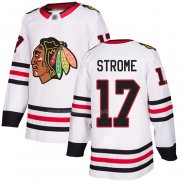 Maglia Hockey Chicago Blackhawks Dylan Strome Road Autentico Bianco