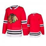 Maglia Hockey Chicago Blackhawks Home Autentico Blank Rosso