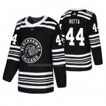 Maglia Hockey Chicago Blackhawks Jan Rutta 2019 Winter Classic Nero