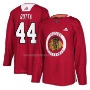 Maglia Hockey Chicago Blackhawks Jan Rutta New Season Practice Rosso