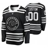 Maglia Hockey Chicago Blackhawks Personalizzate Premier Alternato Nero
