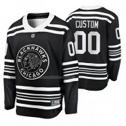 Maglia Hockey Chicago Blackhawks Personalizzate Premier Alternato Nero
