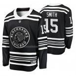 Maglia Hockey Chicago Blackhawks Zack Smith Premier Alternato Nero