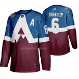 Maglia Hockey Colorado Avalanche Erik Johnson 2020 Stadium Series Blu