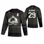 Maglia Hockey Colorado Avalanche Nathan Mackinnon 2019 Veterans Day Camuffamento