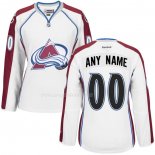 Maglia Hockey Colorado Avalanche Personalizzate Away Bianco