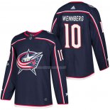 Maglia Hockey Columbus Blue Jackets Alexander Wennberg Autentico Home 2018 Blu