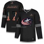 Maglia Hockey Columbus Blue Jackets Brandon Dubinsky 2020 USA Flag Nero