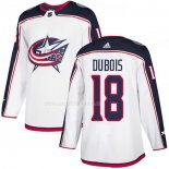 Maglia Hockey Columbus Blue Jackets Dubois Road Autentico Bianco