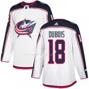 Maglia Hockey Columbus Blue Jackets Dubois Road Autentico Bianco