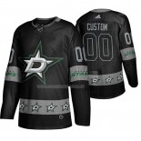 Maglia Hockey Dallas Stars Personalizzate Breakaway Nero