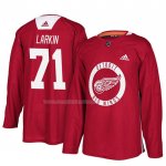 Maglia Hockey Detroit Red Wings Dylan Larkin New Season Practice Rosso