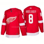 Maglia Hockey Detroit Red Wings Justin Abdelkader New Outfitted 2018 Rosso