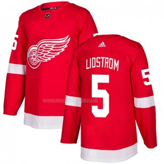 Maglia Hockey Detroit Red Wings Nicklas Lidstrom Home Autentico Rosso