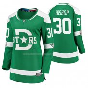 Maglia Hockey Donna Dallas Stars Ben Bishop Breakaway Giocatore 2020 Winter Classic Verde