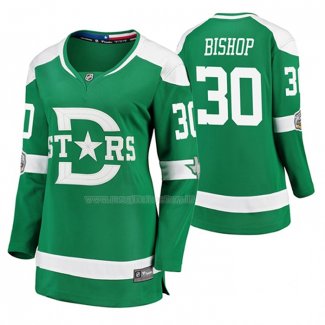 Maglia Hockey Donna Dallas Stars Ben Bishop Breakaway Giocatore 2020 Winter Classic Verde