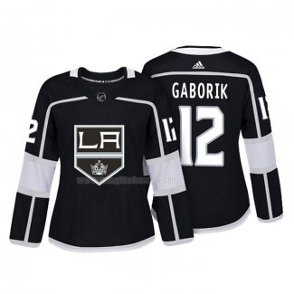 Maglia Hockey Donna Los Angeles Kings Marian Gaborik Autentico Giocatore Nero