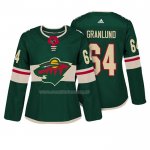 Maglia Hockey Donna Minnesota Wild Mikael Granlund Autentico Giocatore Verde