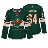 Maglia Hockey Donna Minnesota Wild Mikael Granlund Autentico Giocatore Verde