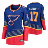 Maglia Hockey Donna St. Louis Blues Jaden Schwartz Throwback Premier Blu
