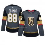 Maglia Hockey Donna Vegas Golden Knights Nate Schmidt Home Autentico Giocatore Gris