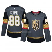 Maglia Hockey Donna Vegas Golden Knights Nate Schmidt Home Autentico Giocatore Gris