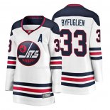 Maglia Hockey Donna Winnipeg Jets Dustin Byfuglien Heritage Breakaway Bianco