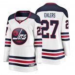 Maglia Hockey Donna Winnipeg Jets Nikolaj Ehlers Heritage Breakaway Bianco