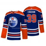Maglia Hockey Edmonton Oilers Alex Chiasson Alternato Autentico Blu