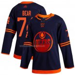 Maglia Hockey Edmonton Oilers Ethan Bear Alternato Autentico Blu