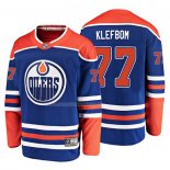 Maglia Hockey Edmonton Oilers Oscar Klefbom Alternato Breakaway Blu