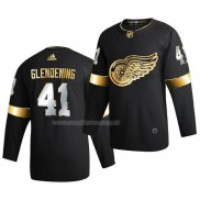 Maglia Hockey Golden Edition Detroit Red Wings Luke Glendening Limited Autentico 2020-21 Nero