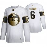 Maglia Hockey Golden Edition Edmonton Oilers Adam Larsson Limited Bianco