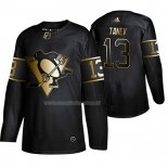 Maglia Hockey Golden Edition Pittsburgh Penguins Brandon Tanev Autentico Nero