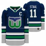 Maglia Hockey Hartford Whalers Jordan Staal Heritage Night Throwback Blu