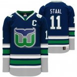 Maglia Hockey Hartford Whalers Jordan Staal Heritage Night Throwback Blu